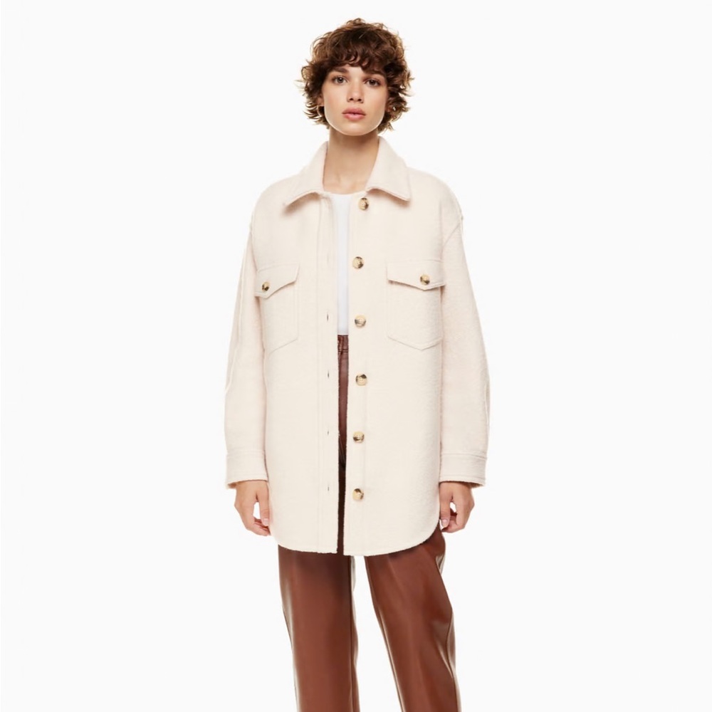 Aritzia Wilfred The Ganna Jacket in Heather Bone